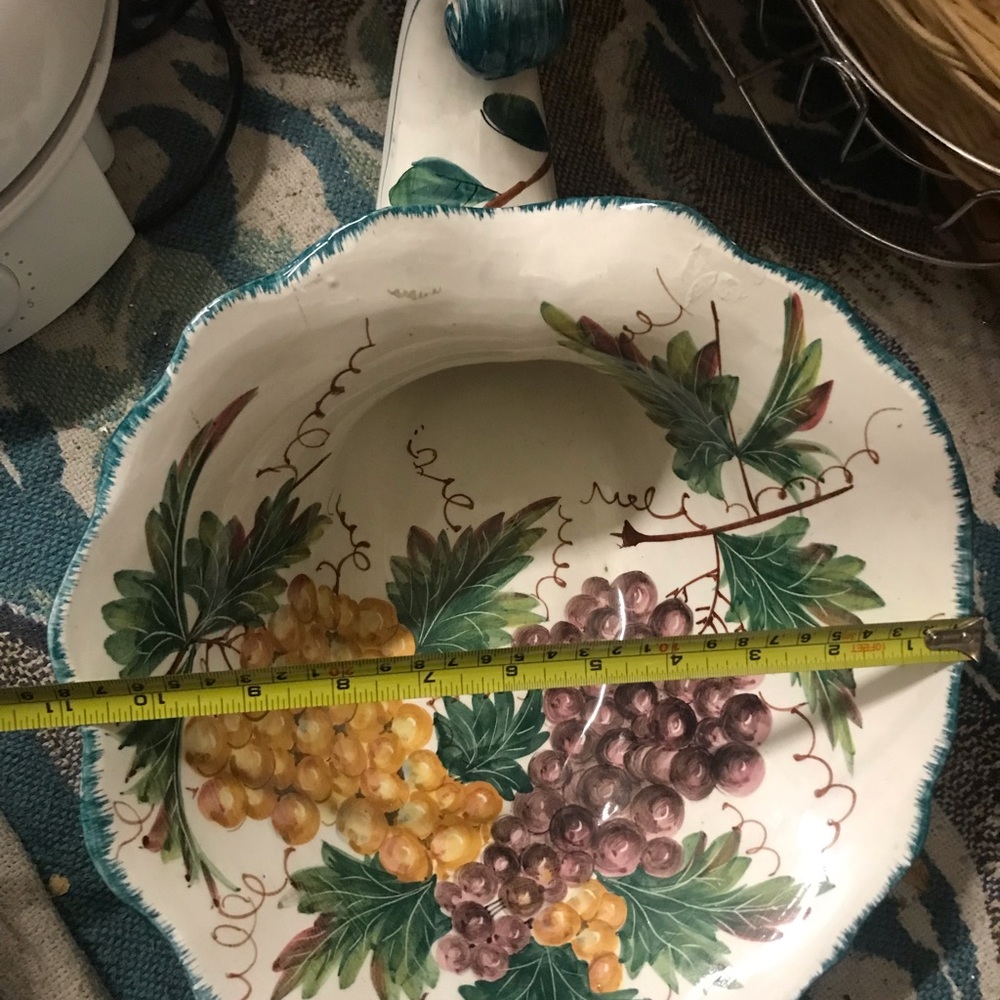 Hand painted dish